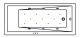 Гидромассажная ванна Whitecross Wave Slim 0111.160070.100.RELAX.GL 160x70см Relax золото
