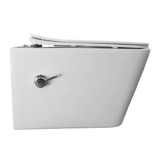 Унитаз подвесной с функцией биде Azario Dezi AZ-W05-SWBD безободковый белый