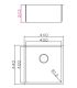 Кухонная мойка Grandex Aqua Proline 44 303413 сатин