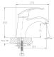 Смеситель для раковины Haiba HB1021 хром