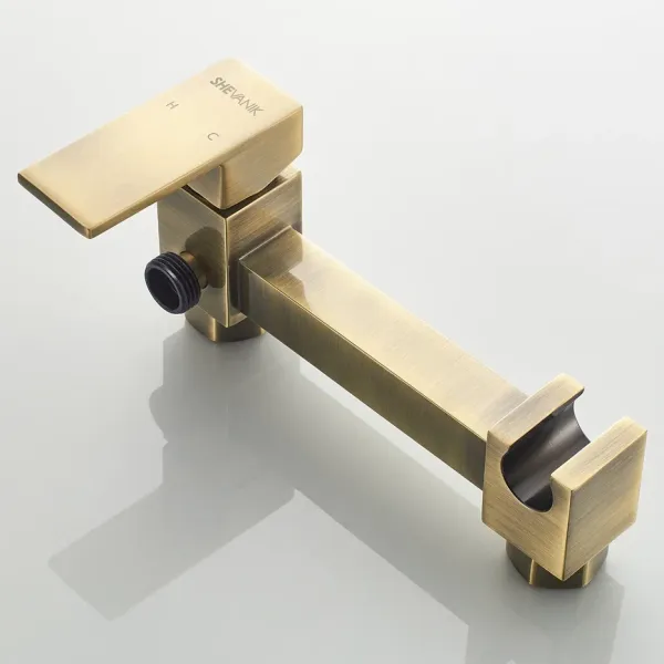 Гигиенический душ со смесителем Shevanik S137Q бронза