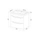 Тумба с раковиной IDDIS Рэй (Ray) RAY60W0i95K 60 см белый