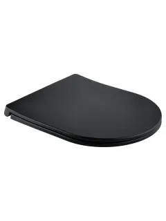 Сиденье для унитаза Wonzon & Woghand WW-S2210-MB чёрный матовый