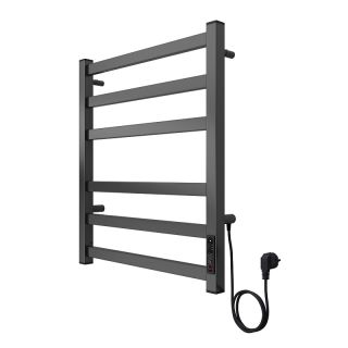 Полотенцесушитель электрический Azario Palermo AZ83901G 50x60 см графит