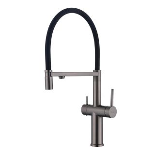Смеситель для кухни Raglo R20.63.09 с подключением фильтра графит