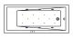 Гидромассажная ванна Whitecross Wave Slim 0111.170070.100.RELAX.GL 170x70см Relax золото