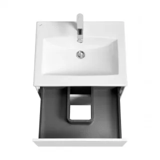 Тумба под раковину Aquaton Сохо 1A258001AJ010 60 см белый глянец