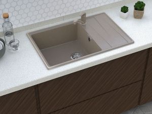Мойка кухонная GranFest Песок Level LV--760 L топ