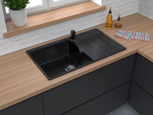 Мойка кухонная GranFest Песок Level LV--860 L пес