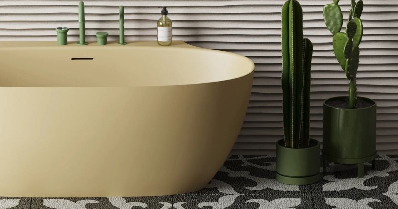 Ванна из искусственного камня Salini Alda Wall S-Sense 101915GRF 170x90см RAL полностью