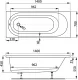 Акриловая ванна VagnerPlast  Kasandra VPBA147KAS2X-04  140x70 см белая