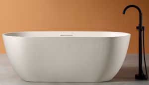 Ванна из искусственного камня ABBER Frankfurt AM9941MBE 170x75см светло-бежевый матовый