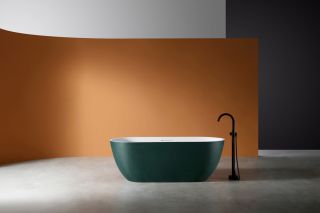 Ванна из искусственного камня ABBER Frankfurt AM9941MBG 170x75см тёмно-зелёный матовый Ванна из искусственного камня ABBER Frankfurt AM9941MBG 170x75см тёмно-зелёный матовый