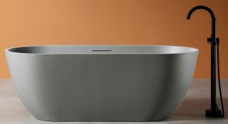 Ванна из искусственного камня ABBER Frankfurt AM9941MLG 170x75см светло-серый матовый Ванна из искусственного камня ABBER Frankfurt AM9941MLG 170x75см светло-серый матовый