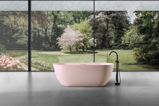Ванна из искусственного камня ABBER Frankfurt AM9941MP 170x75см розовый матовый Ванна из искусственного камня ABBER Frankfurt AM9941MP 170x75см розовый матовый