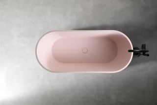 Ванна из искусственного камня ABBER Frankfurt AM9941MP 170x75см розовый матовый Ванна из искусственного камня ABBER Frankfurt AM9941MP 170x75см розовый матовый