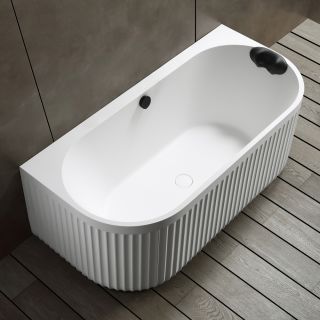 Ванна из искусственного камня ABBER Leipzig AM9916 170x80см белый матовый Ванна из искусственного камня ABBER Leipzig AM9916 170x80см белый матовый