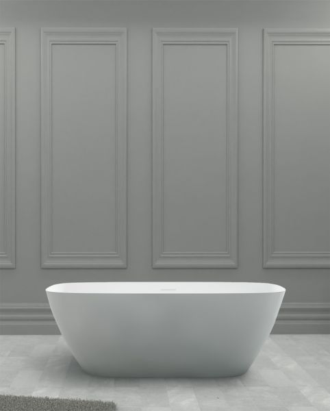 Ванна из искусственного камня ABBER Stein AS9612-1.7 170x72см белый матовый