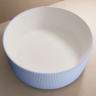Ванна из искусственного камня ABBER Stein AS9679Blau 150см голубой Ванна из искусственного камня ABBER Stein AS9679Blau 150см голубой