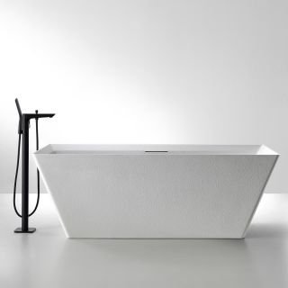 Ванна из искусственного камня ABBER Berlin AM9912 170x75см белый
