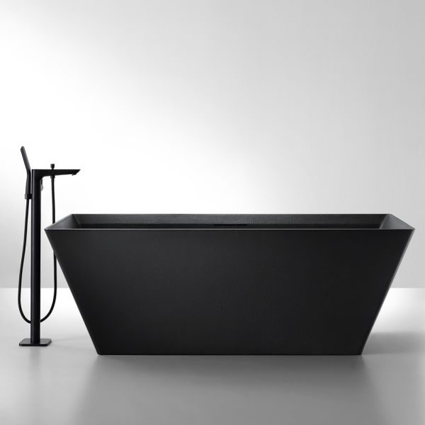 Ванна из искусственного камня ABBER Berlin AM9912B 170x75см чёрный