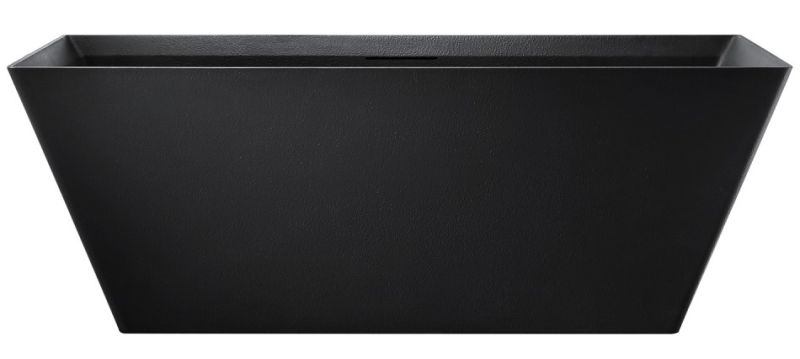 Ванна из искусственного камня ABBER Berlin AM9912B 170x75см чёрный