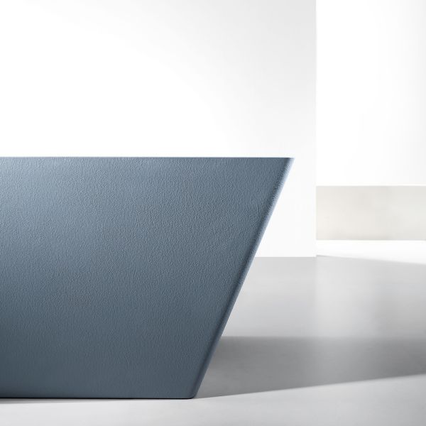 Ванна из искусственного камня ABBER Berlin AM9912G 170x75см серый