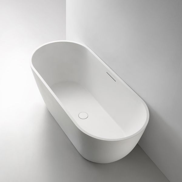 Ванна из искусственного камня ABBER Frankfurt AM9941 170x75см белый