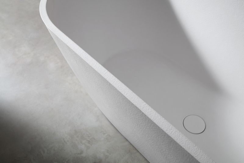 Ванна из искусственного камня ABBER Frankfurt AM9941 170x75см белый