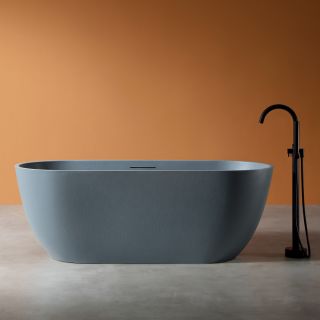 Ванна из искусственного камня ABBER Frankfurt AM9941G 170x75см серый