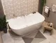Ванна из литьевого мрамора Эстет Майами ФР-00010630 170x85см белый