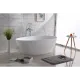 Ванна из искусственного камня Timo Rali RALI1500 150x80 см белый