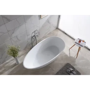 Ванна из искусственного камня Timo Rali RALI1500 150x80 см белый