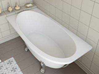 Ванна из литьевого мрамора Эстет Венеция ФР-00001848 Л 170x80см белый Ванна из литьевого мрамора Эстет Венеция ФР-00001848 Л 170x80см белый