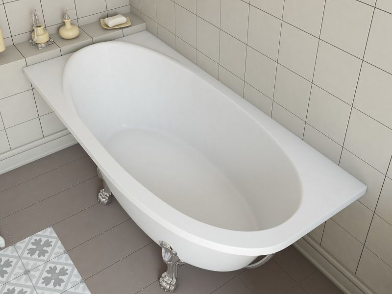Ванна из литьевого мрамора Эстет Венеция ФР-00001848 Л 170x80см белый