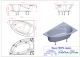 Ванна из искусственного камня Astra-Form Тиора 01010085 правая 155x105 см белый матовый