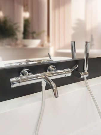 Смеситель для ванны AltroBagno Unione 0220 Cr хром Смеситель для ванны AltroBagno Unione 0220 Cr хром