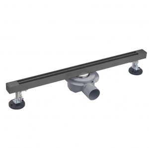 Душевой лоток Wonzon & Woghand WW-65406T-GM 60 см тёмный графит