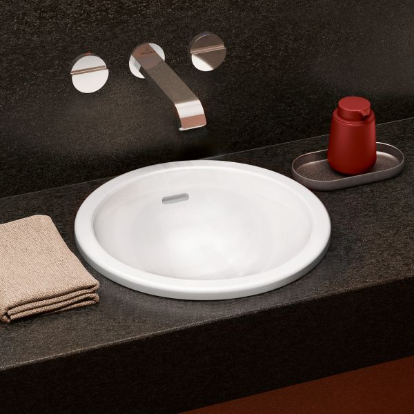Раковина встраиваемая Villeroy & Boch Loop & Friends 4A600001 alpin 45x45см