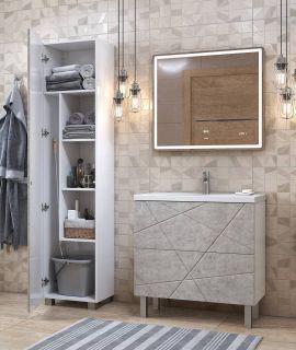 Тумба под раковину напольная Vigo Geometry tn.bsf.GEO.9696.80.2Y 80 см бетон Тумба под раковину напольная Vigo Geometry tn.bsf.GEO.9696.80.2Y 80 см бетон