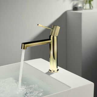 Смесители для раковины Vincea Desire VBF-1D1BG однорычажный брашированное золото Смесители для раковины Vincea Desire VBF-1D1BG однорычажный брашированное золото