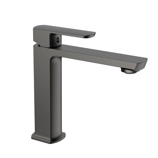 Смеситель для раковины Vincea Next VBF-1N1GM однорычажный, вороненая сталь