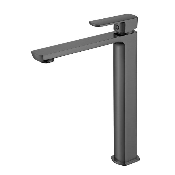 Смеситель для раковины Vincea Next VBF-1N2GM однорычажный, вороненая сталь