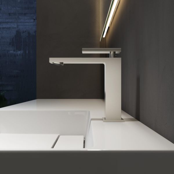 Смеситель для раковины Vincea Dice VBF-2DS1BN, брашированный никель