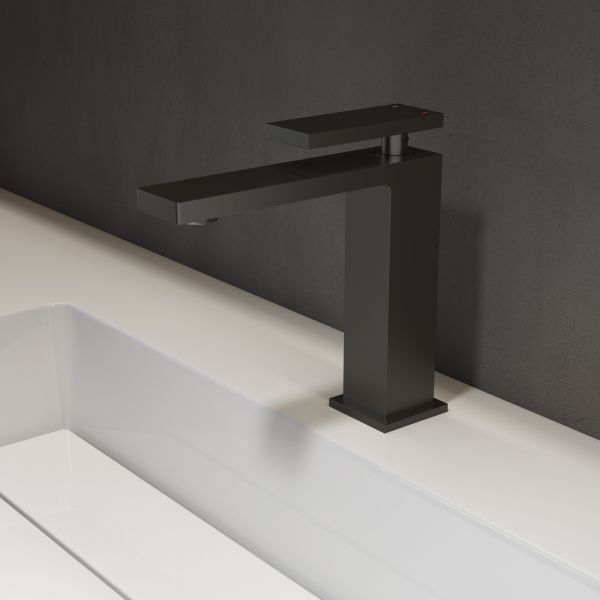 Смеситель для раковины Vincea Dice VBF-2DS1MB, черный