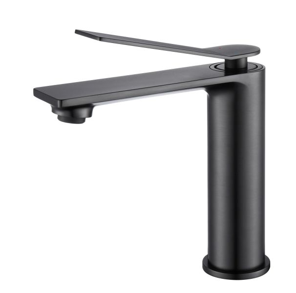 Смеситель для раковины Vincea Verse VBF-2VE1GM, вороненая сталь