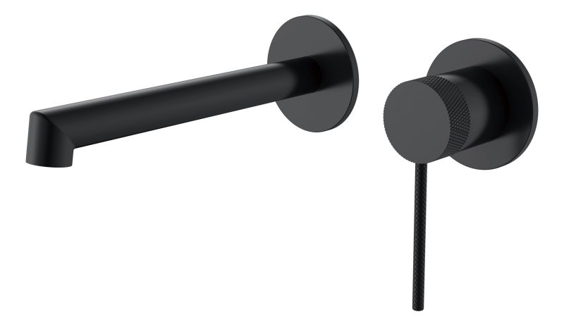 Смеситель для раковины Vincea Rim VBFW-2RM1MB встраиваемый однорычажный, черный