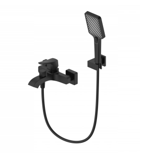 Смеситель для ванны с душем Wonzon & Woghand Flex WW-88037072-MB чёрный матовый