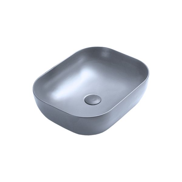 Раковина керамическая Vincea VBS-101MO, 505*405*140, накладная, цвет океан матовый