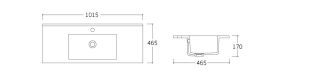 Раковина Vincea VBS-13100 100 см белая Раковина Vincea VBS-13100 100 см белая